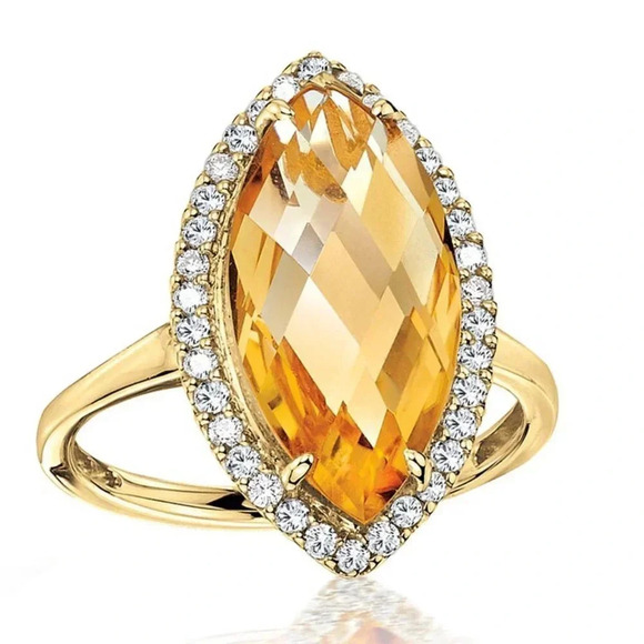 💝 Luxury Noble Gem Zircon Independent Trendy Rings for Women, EVGG1498 - Picture 1 of 2